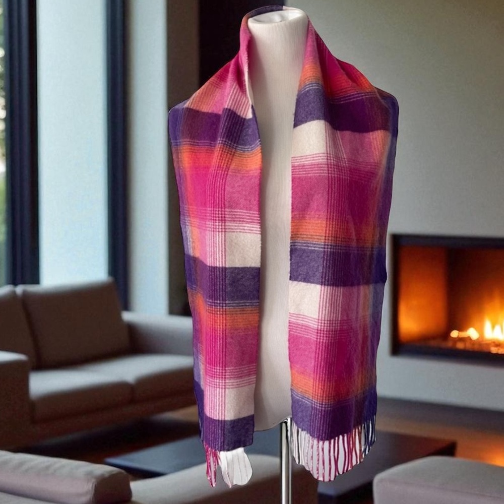 CHARTER CLUB 100% Cashmere Winter Scarf 60 x 10